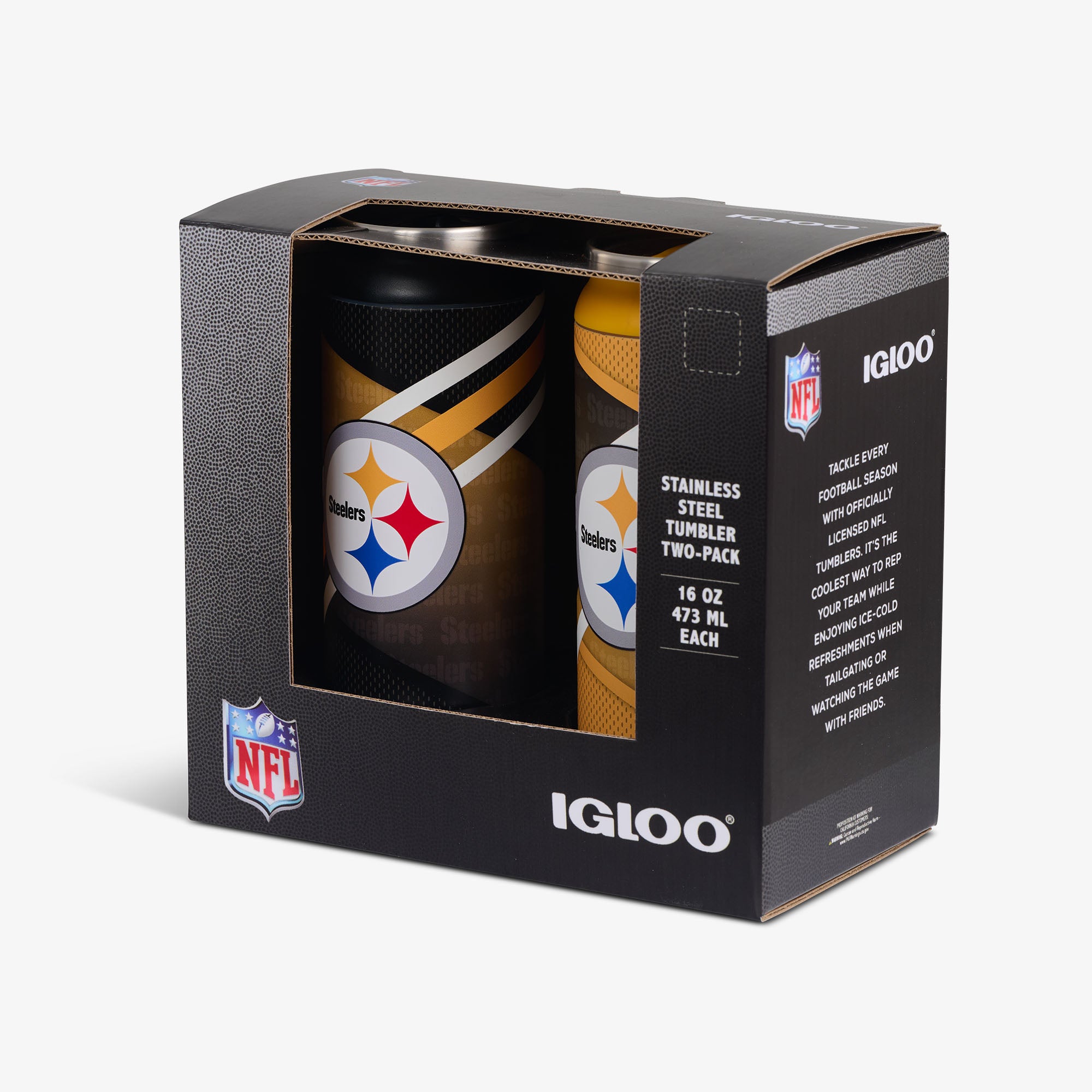 Pittsburgh Steelers Home & Away 16 Oz Can 2-Pack - Image 5