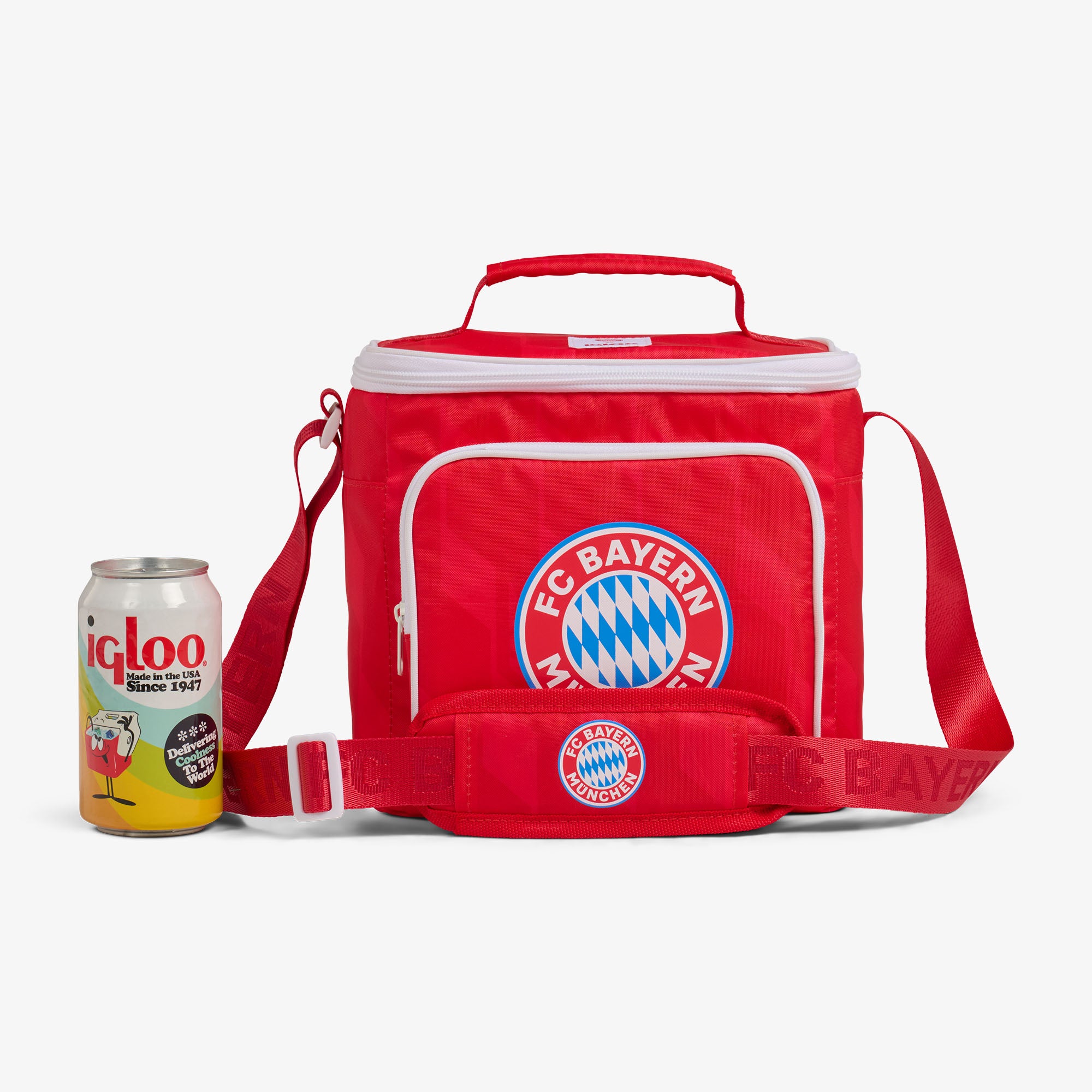 FC Bayern M??nchen Square Lunch Cooler Bag - Image 7